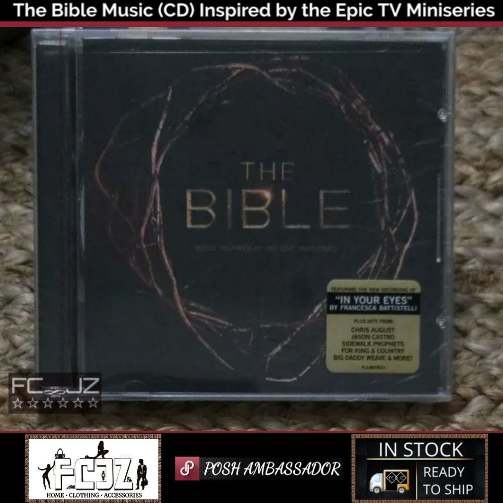 The Bible Music (CD) Inspired by the Epic TV Miniseries Christian Music, NEW